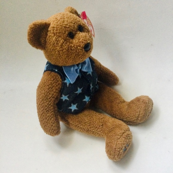 Ty Beanie Babies ‘All Star Dad’ Bear NWT - Picture 3 of 5